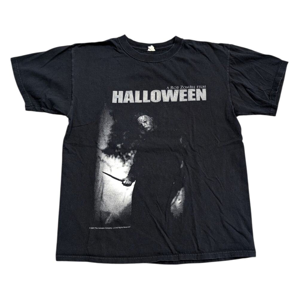 2007 Halloween the Movie Shirt Sleeve T Shirt